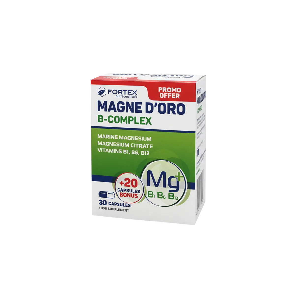 MAGNE D'ORO + B kompleks kapsule PROMO PAKOVANJE